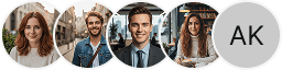 Multiple investor profile avatars on Fluxo Rendanca trading review block